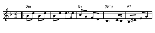 Klezmer Kerry Polka #2 - staff notation