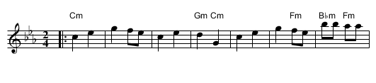 Klezmer - staff notation
