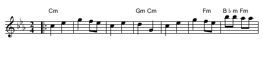 Klezmer - staff notation