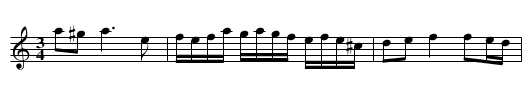 Klimpen, Orepolska efter Timas Hans - staff notation