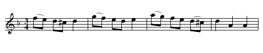 Klinkevalsen - staff notation