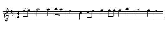 Klövsjö brudmarsch - staff notation