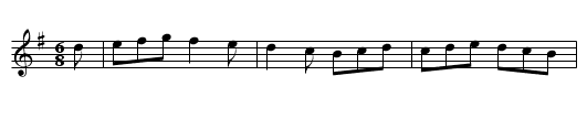 Knebsworth Place - staff notation
