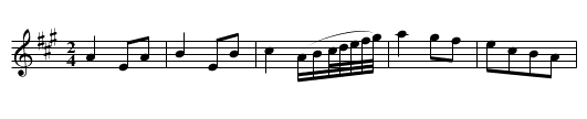 Knees and Elbows. Ru2.039 - staff notation