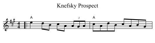 Knefsky Prospect - staff notation