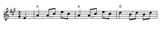 Kneppvals'n - staff notation