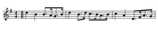Knickle Schottische - staff notation