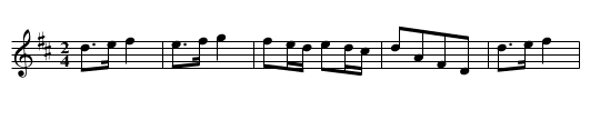 Knights of the Garter - staff notation