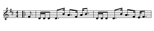 Knockando House - staff notation