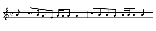 Knockandoe's Reel [2] - staff notation