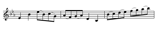 Knocking and Scratching - staff notation