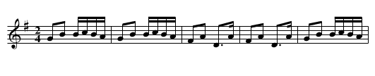 Knocknaboul - staff notation