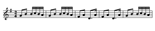 Knocknaboul - staff notation