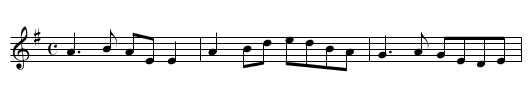 Knotted Cord - staff notation