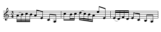 Knuss-Olles livstycke - staff notation