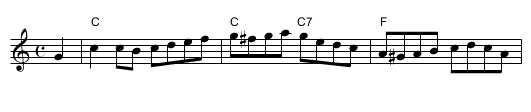 Koehler's Hornpipe - staff notation