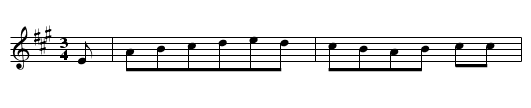 Koenig von Mailand - staff notation