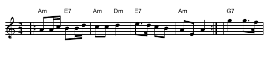 Kohanochka - staff notation