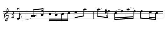 K&ouml;hlen - staff notation