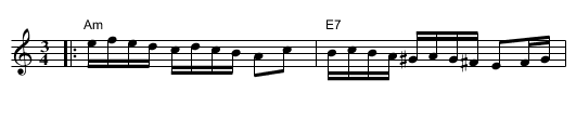 Koiviston polska - staff notation