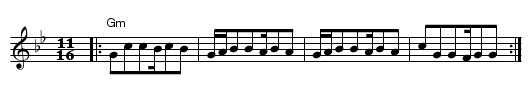 Kokice - staff notation