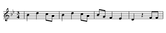 KOMM DU BLANKER WEIHEDEGEN - staff notation