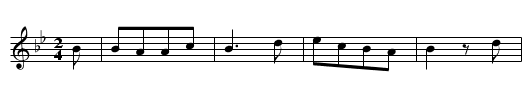 KOMM SUESSER SCHLAF - staff notation