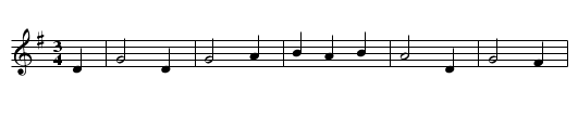 Kornschneiden - staff notation