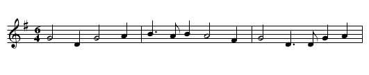 Kornschneiden - staff notation