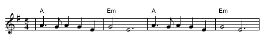 Koroglu - staff notation
