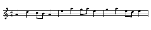 Kortans - staff notation