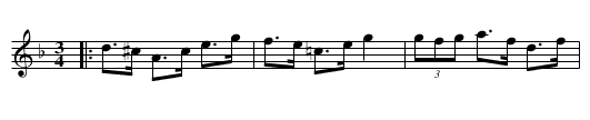 Köttpolska - staff notation