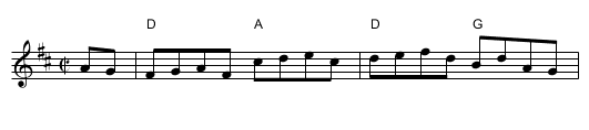 K.T. Put the Kettle On - staff notation