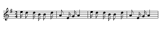 Ku laope - staff notation