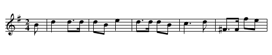 Kuckuckspolka - staff notation