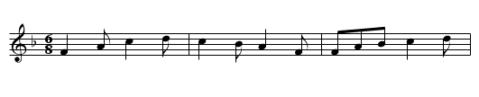 Kuhreigen - staff notation