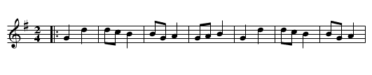 Kulsko Horo - staff notation