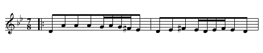 Kuperlika - staff notation