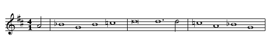 Kurze Passion Christi - staff notation
