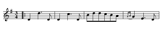 Küsnacht - staff notation