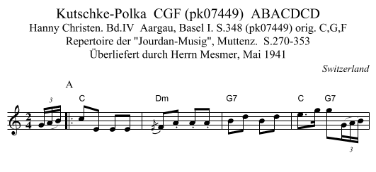 Kutschke-Polka  CGF (pk07449)  ABACDCD - staff notation