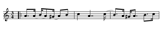 Kwirhöken - staff notation