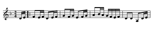 Kyrklåt från Västmanland - staff notation