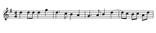 La Bastrangue - staff notation