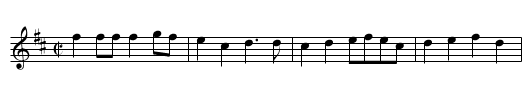 La Bastringue - staff notation