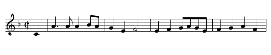 La Bastringue - staff notation