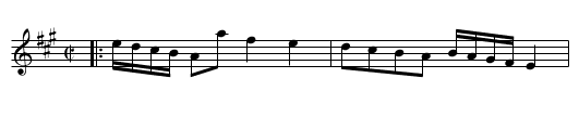 La Beaut&egrave; - staff notation