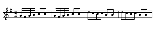 La Bell. TJD.48 - staff notation
