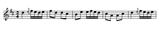 La Belle Catherine - staff notation