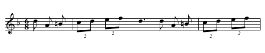La belle est au jardin d'amour (var) - staff notation